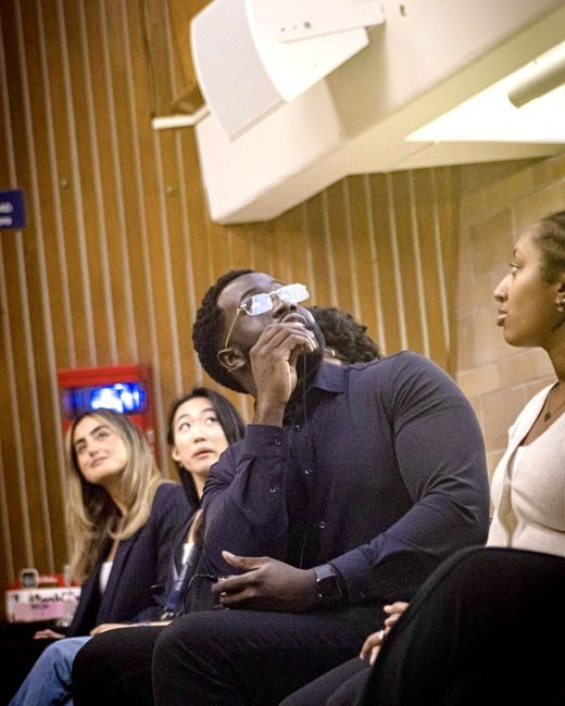 Ezekiel K. Bissah listening during the panel discussion